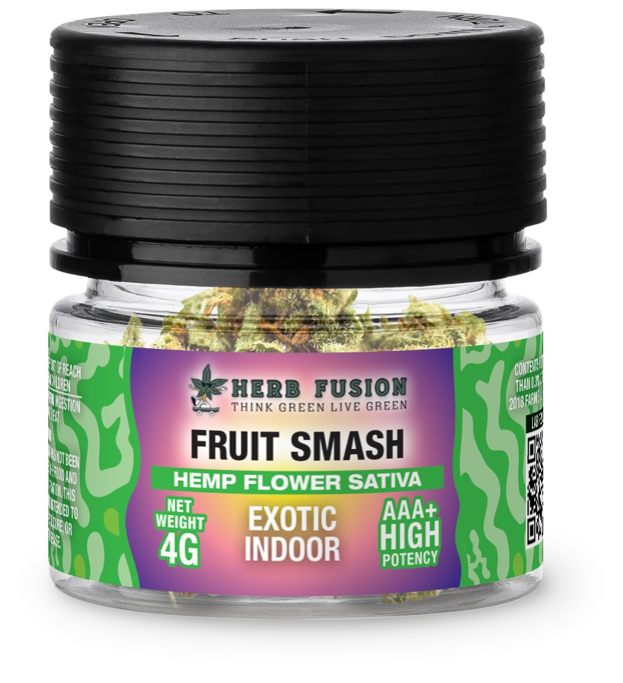 HEMP FLOWER 4G SATIVA FRUIT SMASH HEMP FLOWER 4G SATIVA FRUIT SMASH